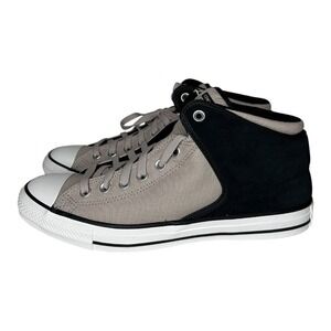 Size 10 - Converse Chuck Taylor All Star Street Beige Black Sneakers New